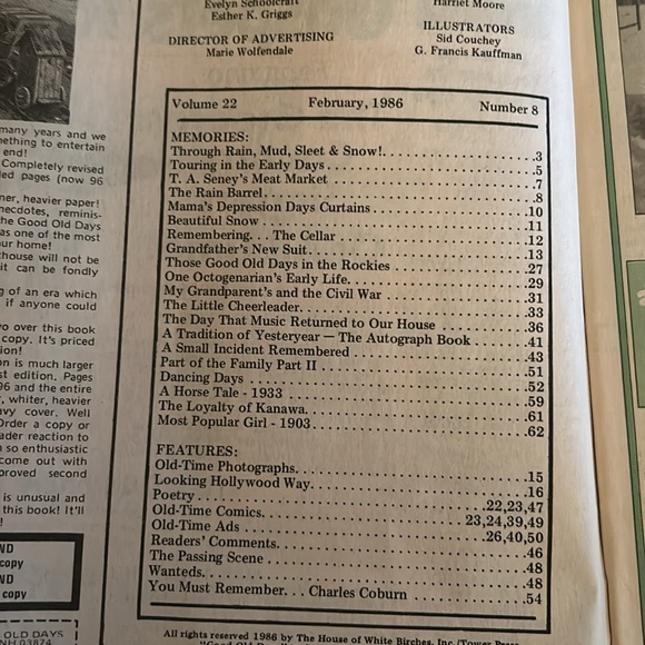 Good Old Days Feb 1986 issue - Picture 3 of 4